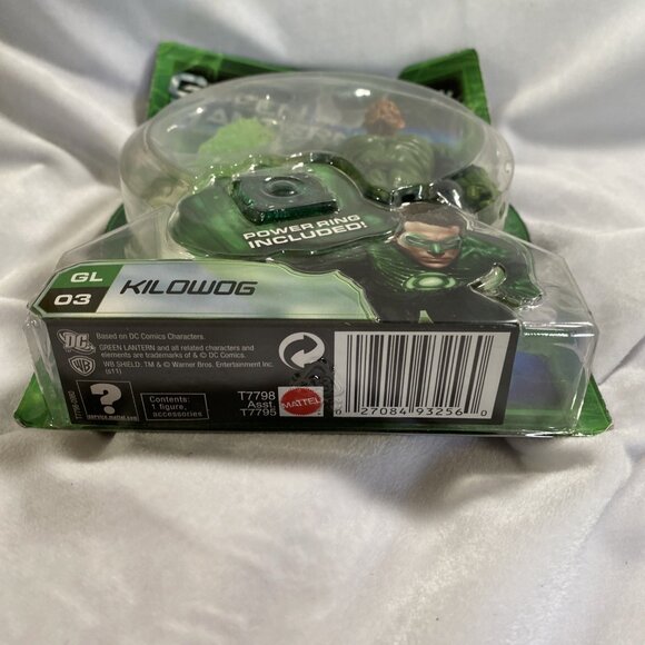 DC Comics Green Lantern Kilowog Movie Figure GL 03 Power Ring Mattel 2010 New - Picture 7 of 7